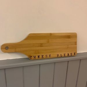 Paddle style cheese board